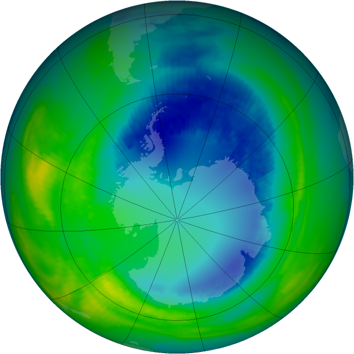Ozone Map 2002-08-18